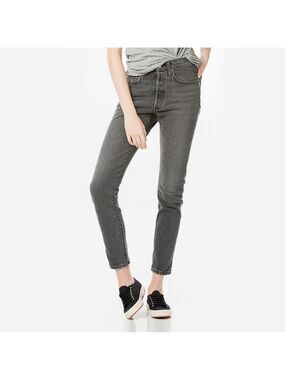 Levi’s 501 Skinny Jeans Size 25 Grey